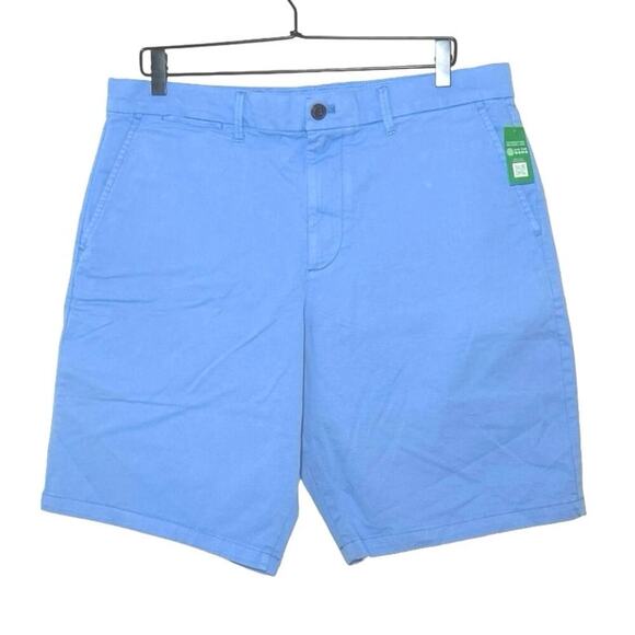 NWT Gap Men’s 10” Essential Khaki Shorts Blue Suede Size 34 - Picture 3 of 9